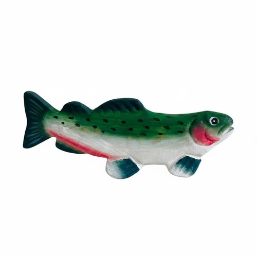 Hölzerne koi figur aus - hölzerne,