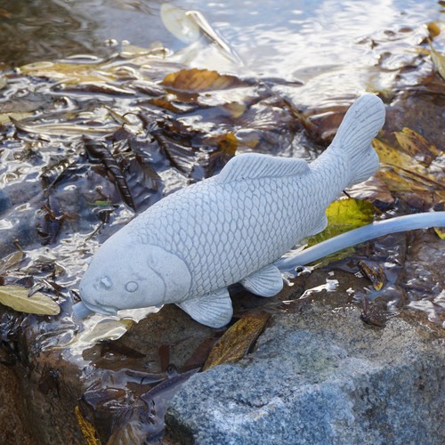 Koi fisch mit wasserlauf - mit,