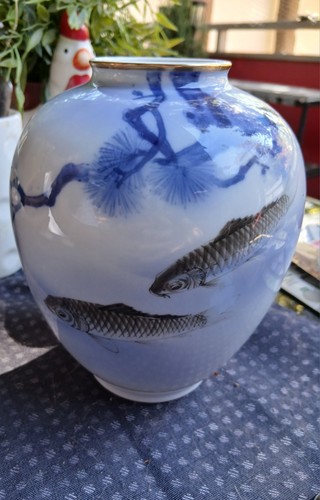 Seltene porzellanvase fukagawa - seltene,