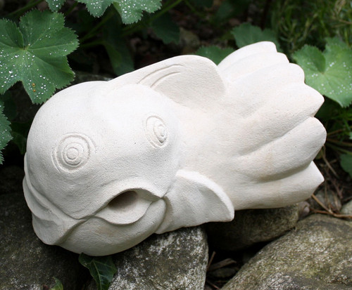 Skulptur koi figur fischfigur - skulptur,