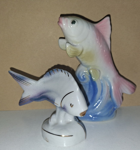 Vitage keramikfigur koi fisch - vitage,