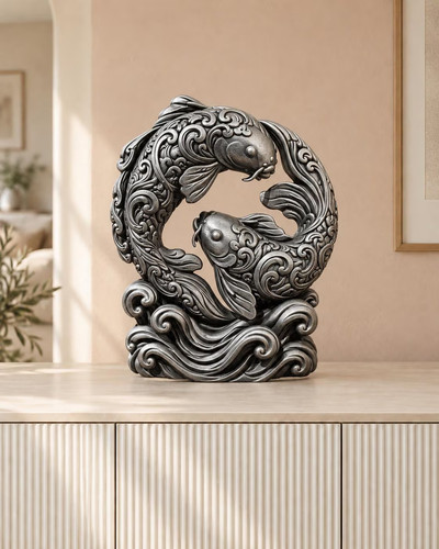 Koi paar figur cm - figur,