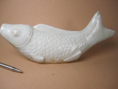 Große porzellanfigur fisch - große,