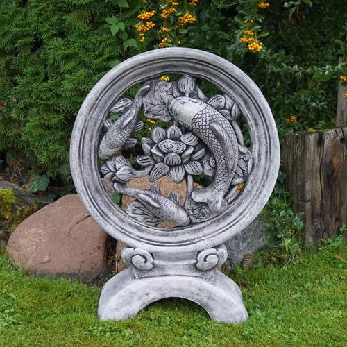 Skulptur koi fisch japan - skulptur,