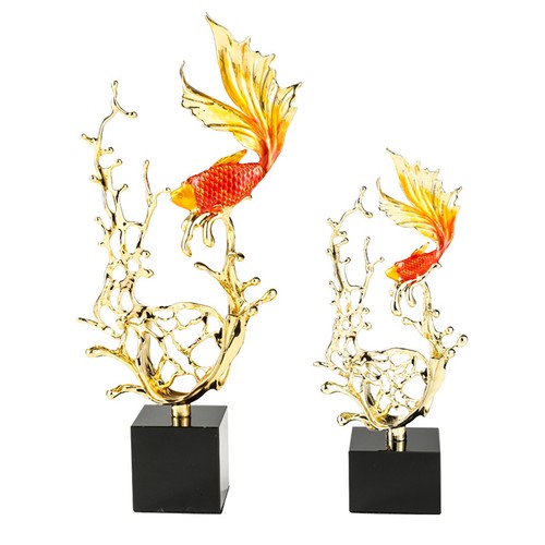 Koi fisch skulptur deko figur - fisch,