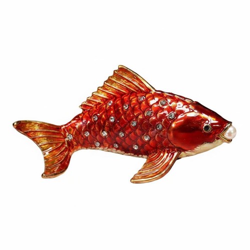 Koi karpfen figur schatulle - koi-karpfen,