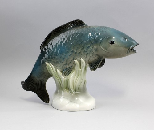 9942434 porzellan figur fisch - porzellan,