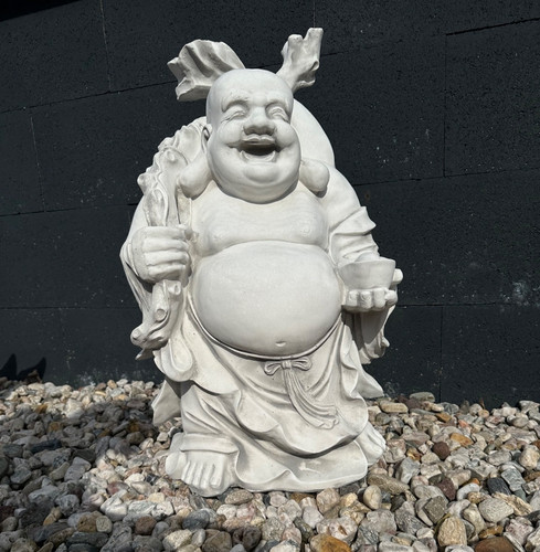 Steinfigur buddha steinguss - "buddha",