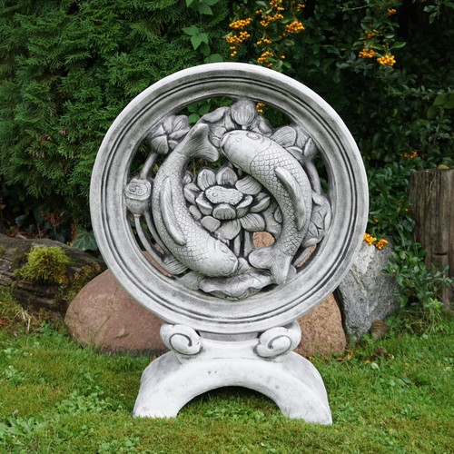 Skulptur koi fisch - skulptur,